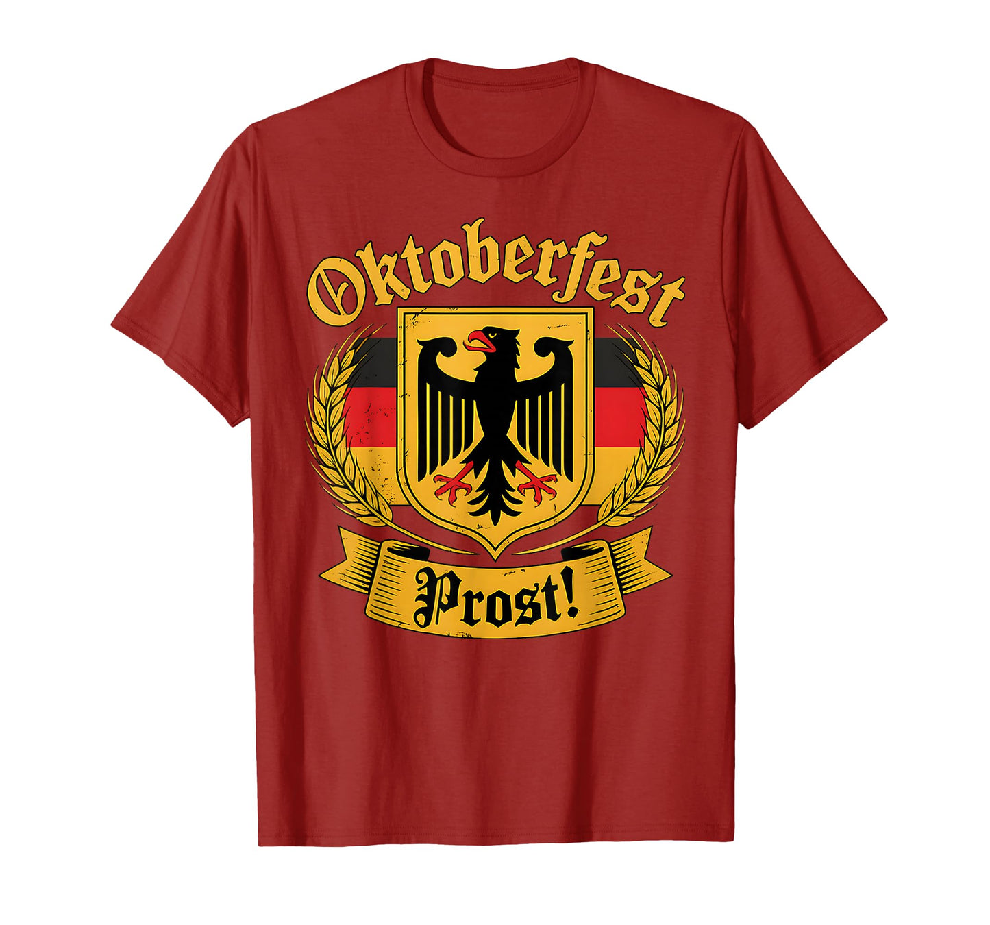 German Eagle Oktoberfest Prost Vintage Beer Festival Outfit T-Shirt