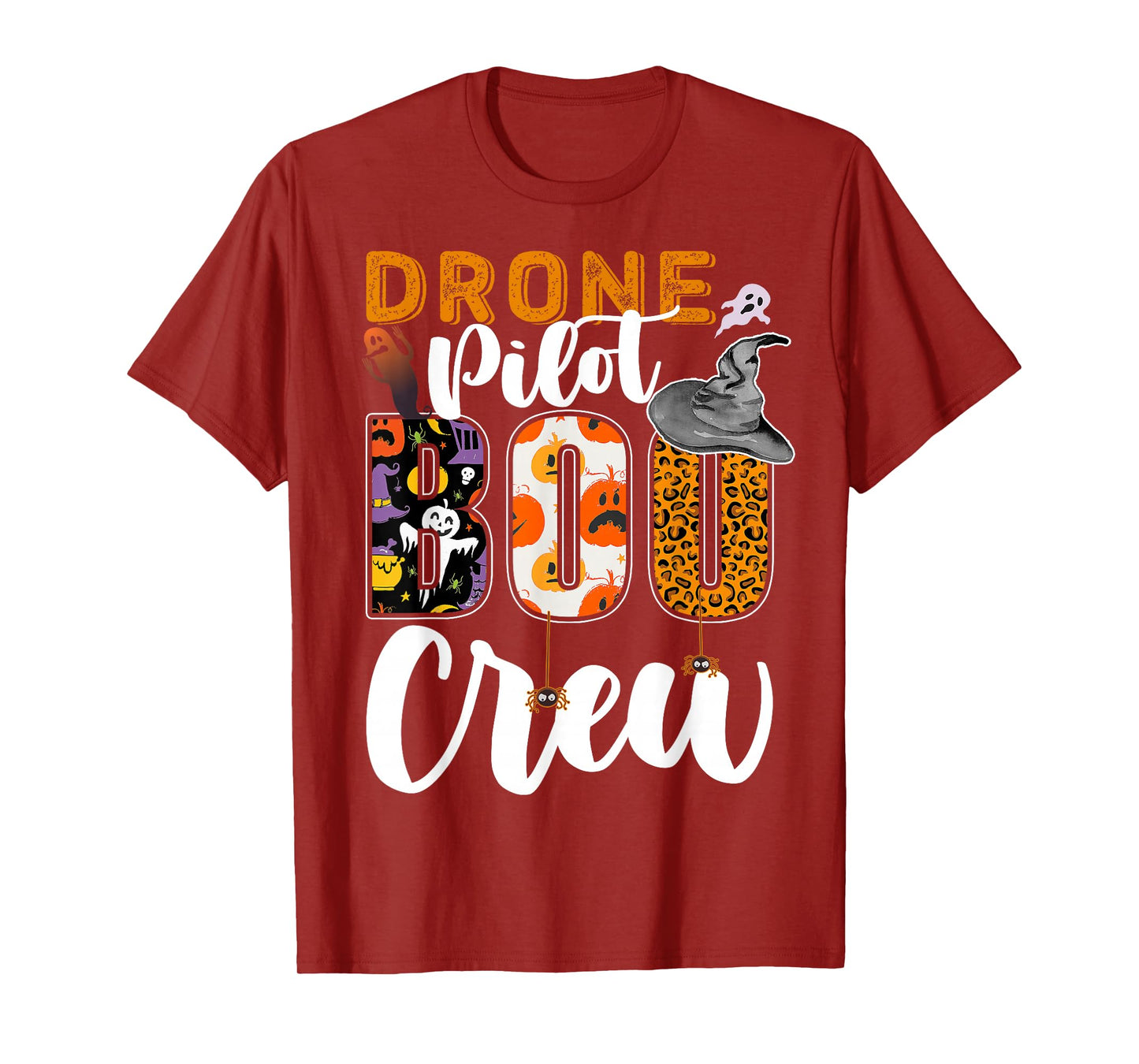 Drone Pilot Boo Crew Halloween Match Remote Pilot T-Shirt
