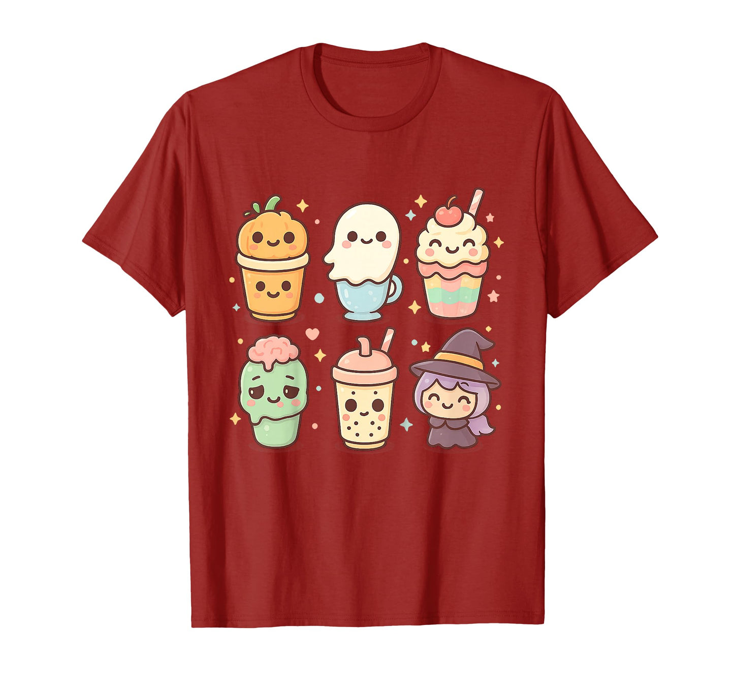 Kawaii Anime Halloween Sweet Monster Ice Cream Pops Candy T-Shirt