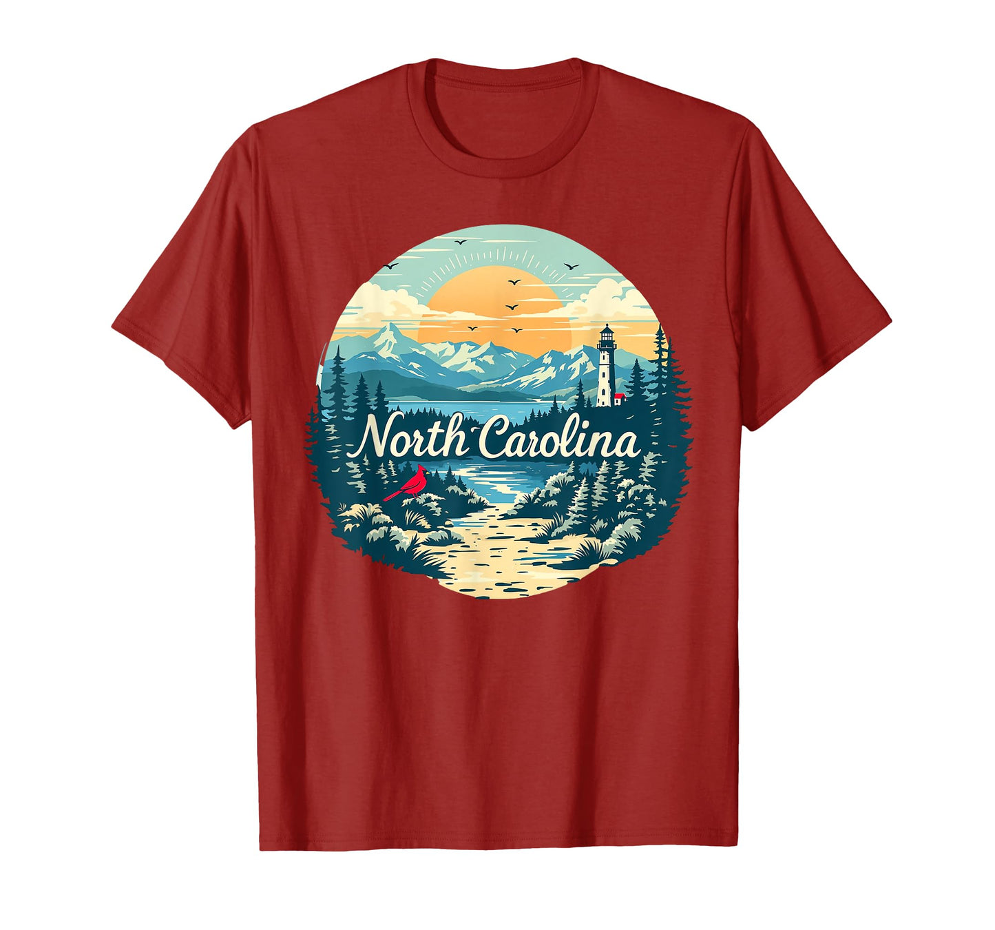 North Carolina Vintage State NC North Carolina Nature T-Shirt