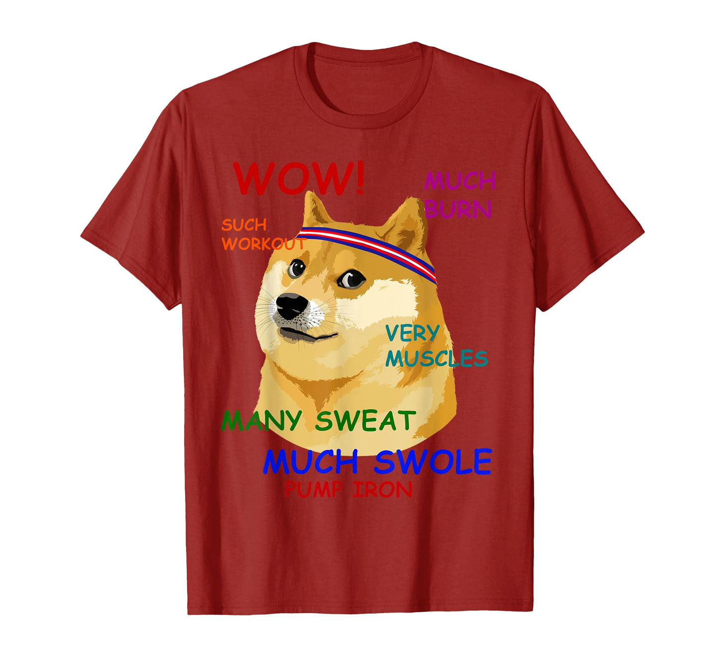 Very Fitness Doge T-shirt Wow! T-Shirt