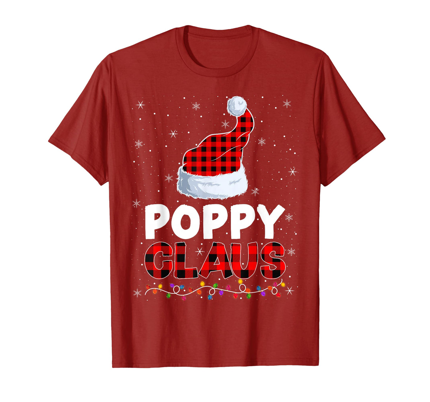 Poppy Claus Christmas Pajamas Santa Matching Family Xmas T-Shirt