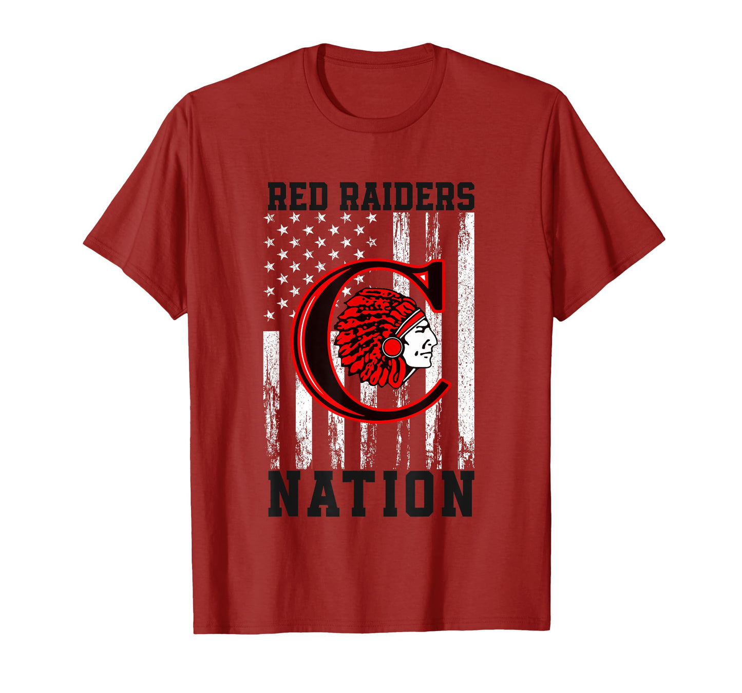 Coatesville Area Red Raiders Logo Nation HS T-Shirt