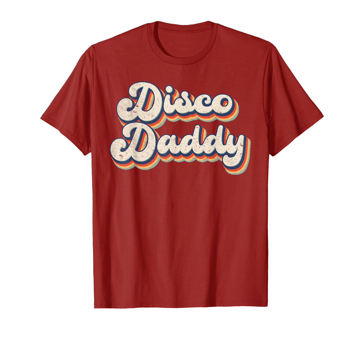 Retro Disco Daddy Disco Costume 70s Vintage Men T-Shirt