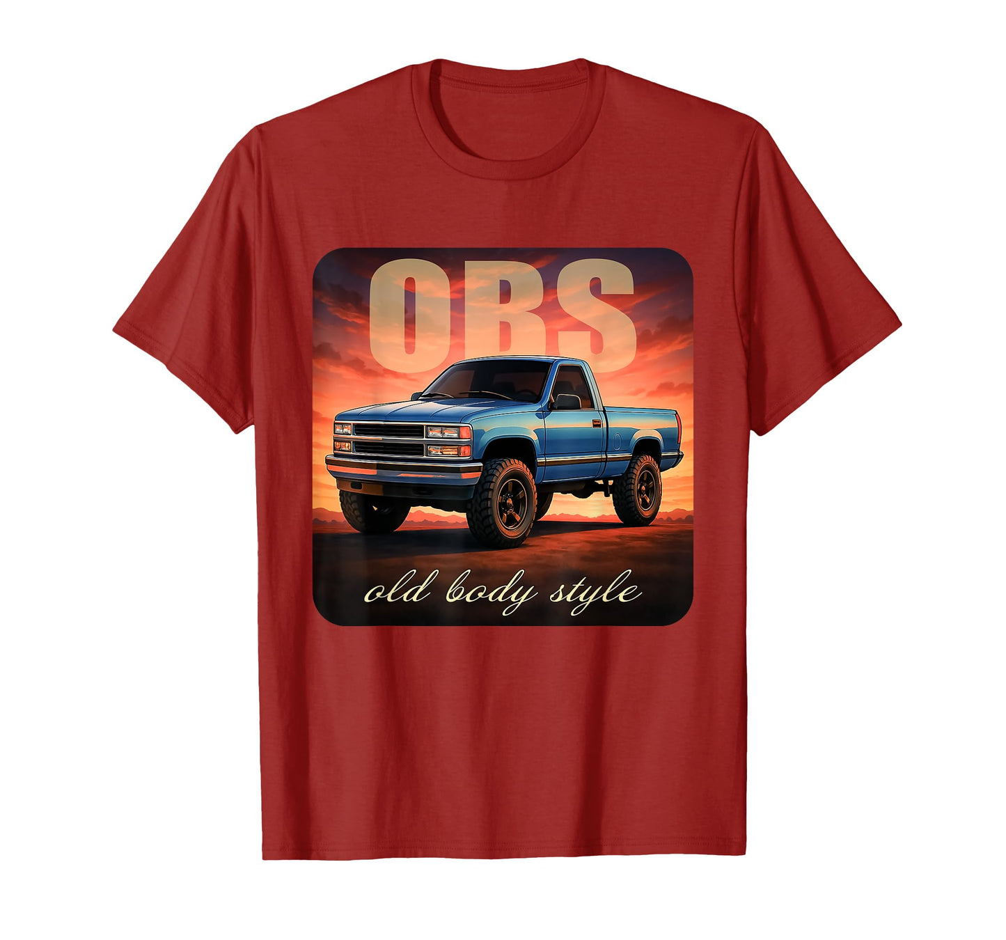 OBS Truck 90s Single Cab Lifted 1500 Truck Car Enthusiast T-Shirt