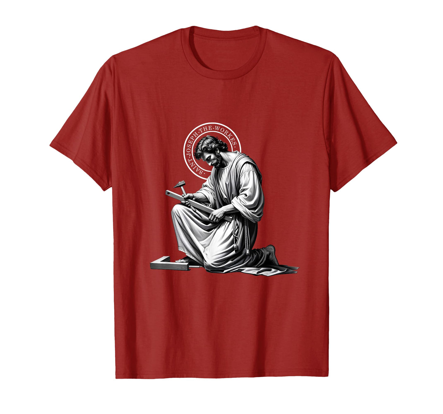 Saint Catholic Church St. Joseph The Worker Jesus Father T-Shirt