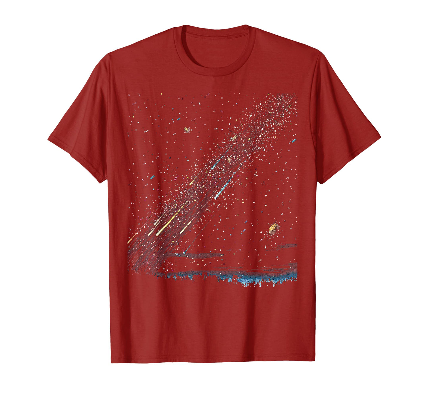 Pixel Meteor Shower T-Shirt
