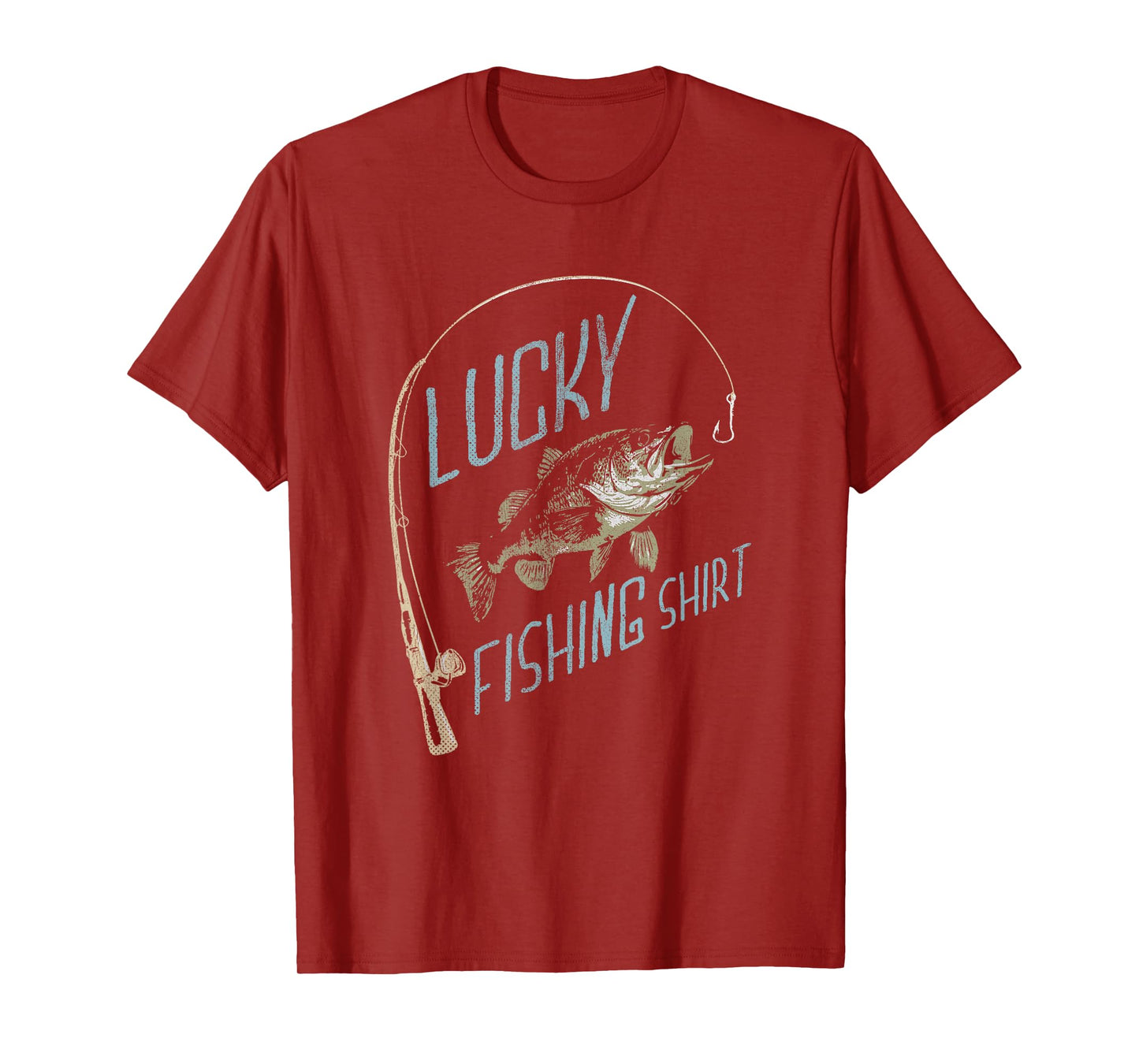 Lucky Fishing Funny T-Shirt