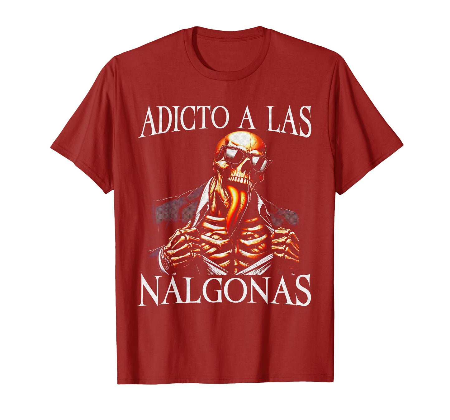 Calacas Chidas Gym Funny Sarcasm Slang Mexican Skull Sayings T-Shirt