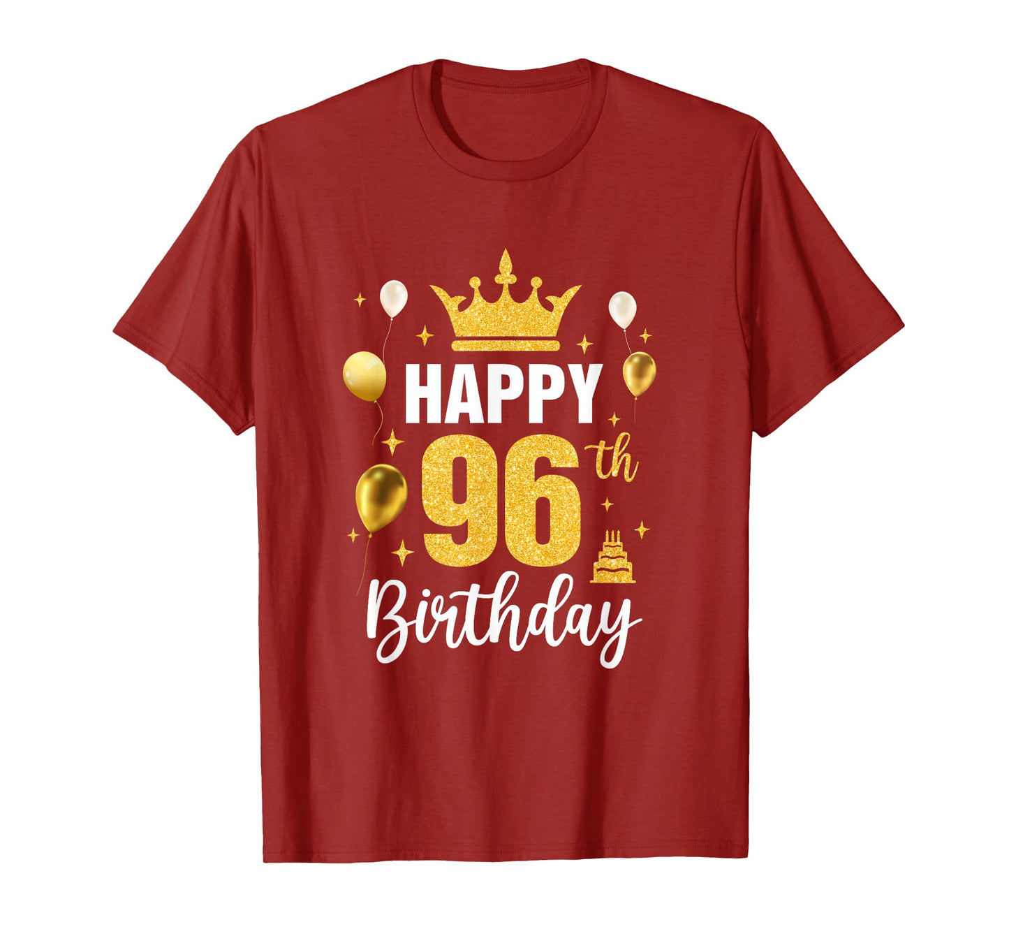 Happy 96Th Birthday Idea For 96 Years Old Man And Woman T-Shirt