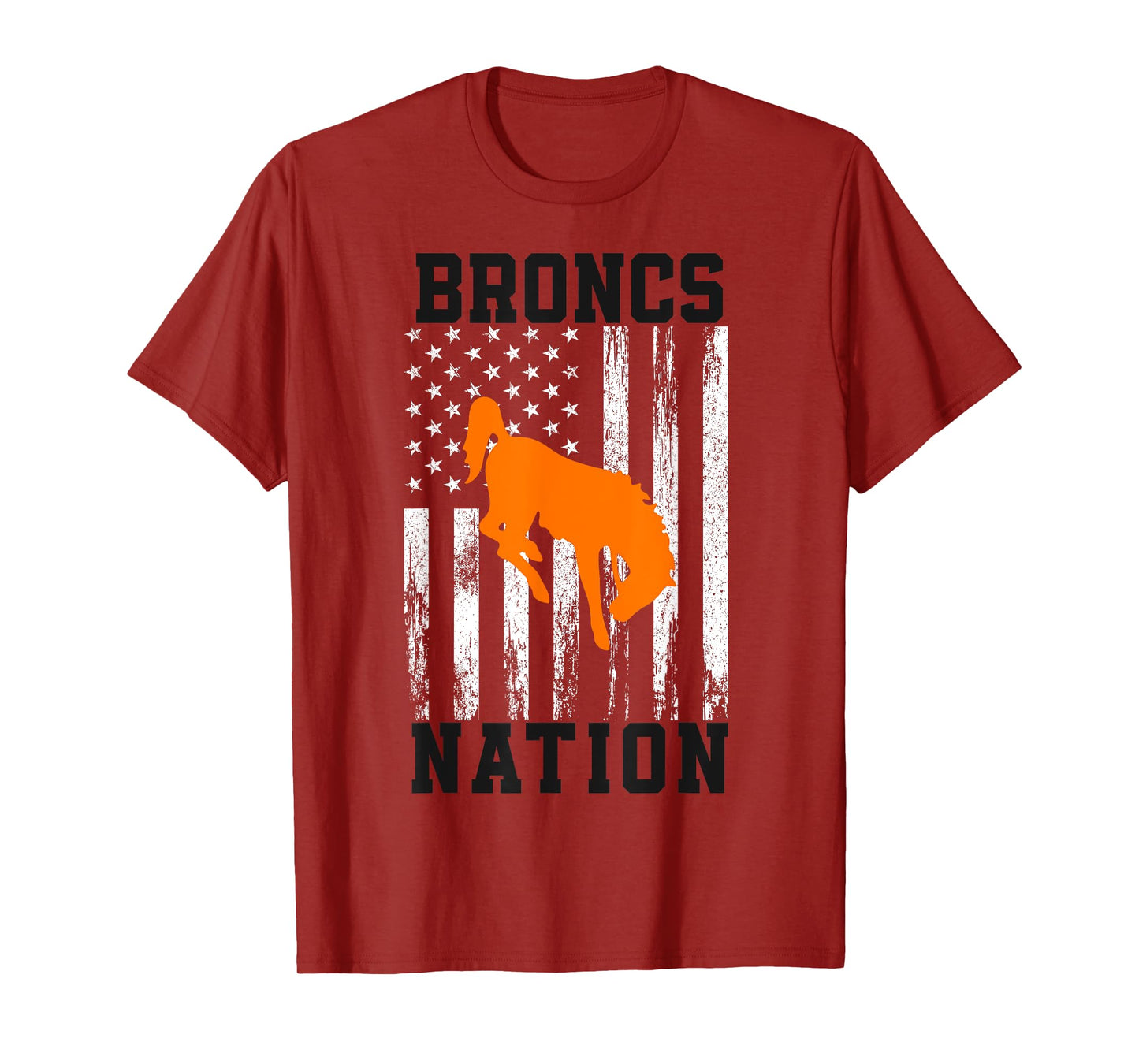 Burns Broncs Logo Nation HS T-Shirt