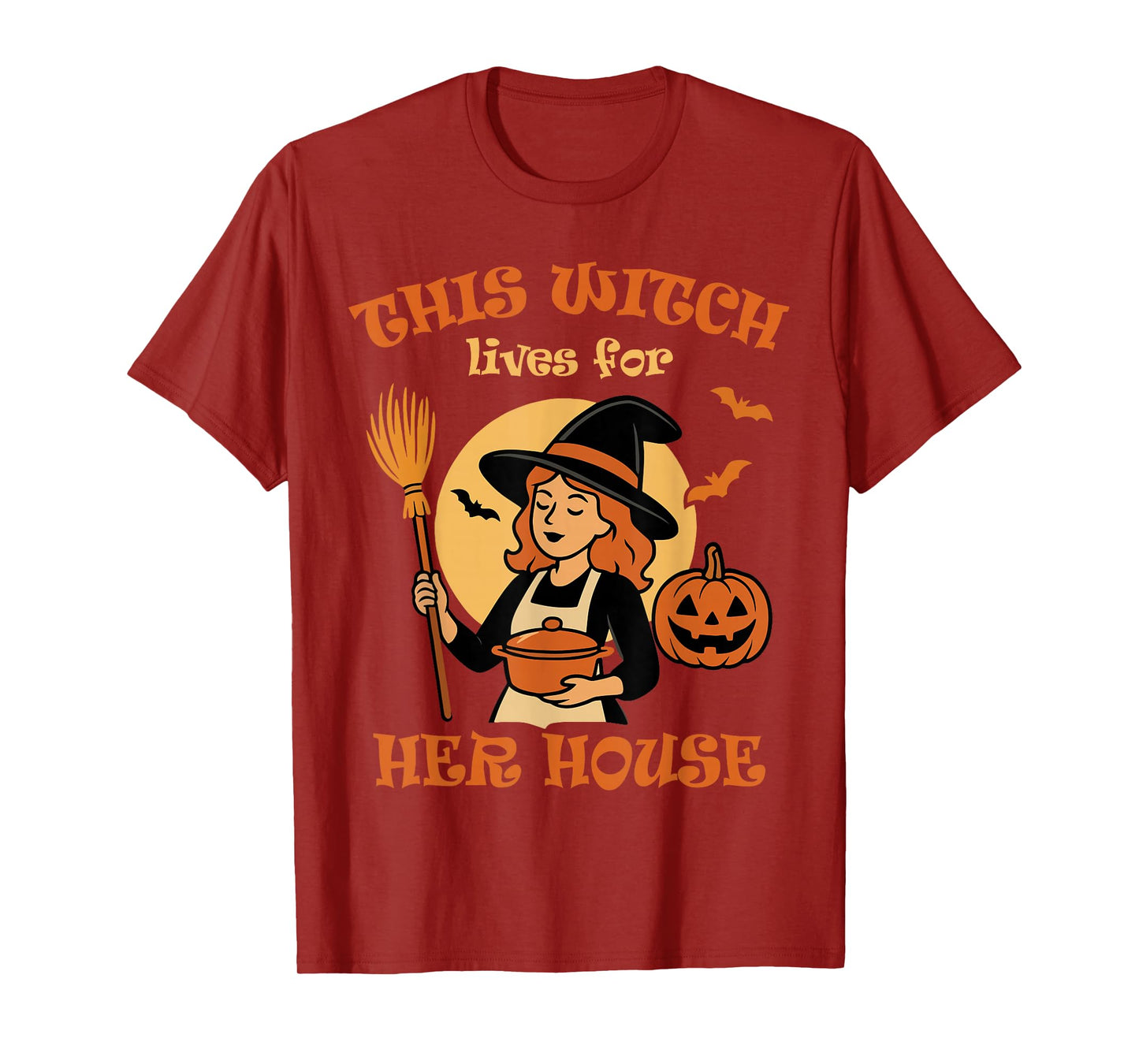 Housewife Halloween Witch Costume T-Shirt
