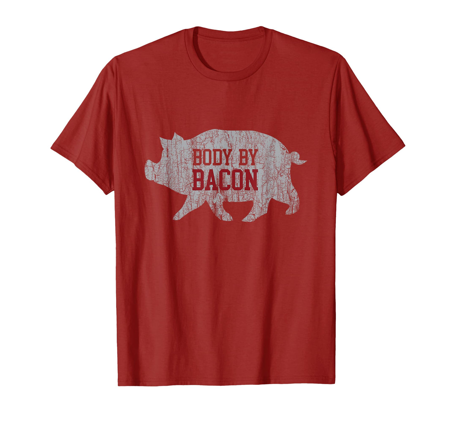 LCHF Lazy Keto Body by Bacon Keto Low Carb High Fat T-Shirt - Unisex Adults - Black - Small - Short Sleeve - Classic Fit - T-Shirt