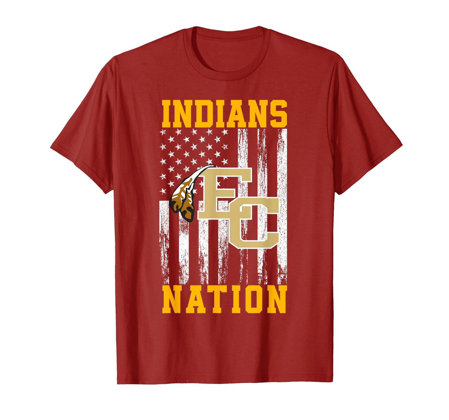 East Coweta Indians Logo Nation HS T-Shirt