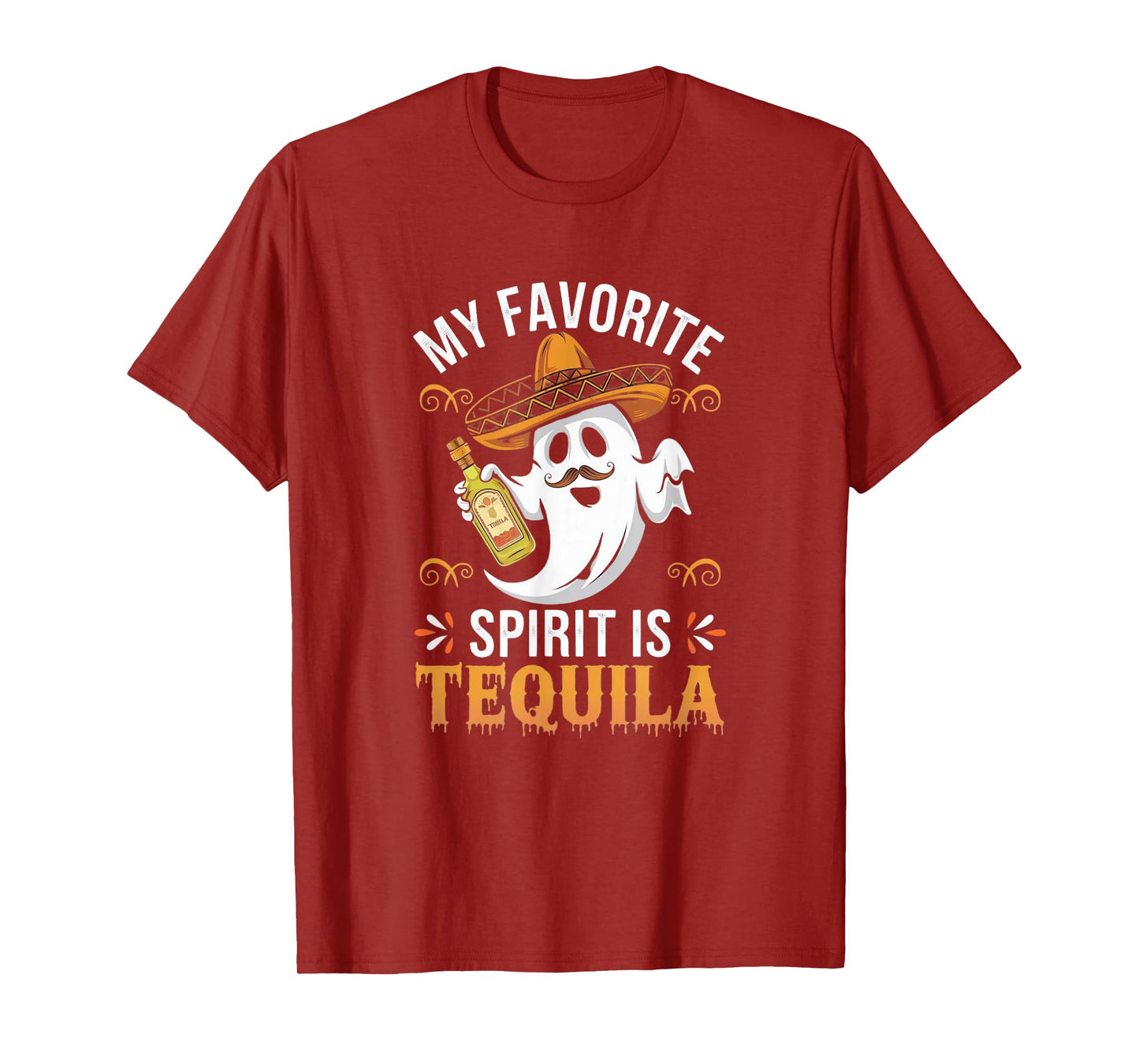My Favorite Spirit Tequila Funny Halloween T-Shirt