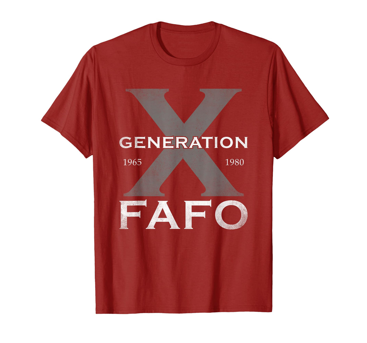 Generation X Funny FAFO 60s 70s Gen-Xers Sarcastic Gen X T-Shirt