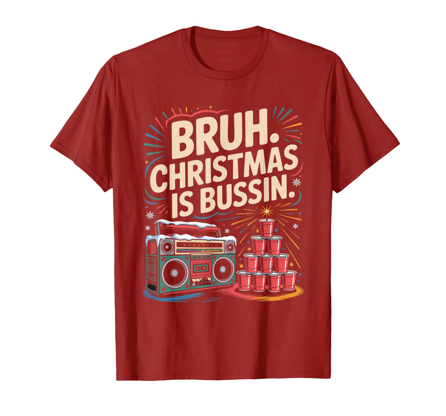 Funny Gen Alpha Gen Z Slang Funny Christmas Sweater T-Shirt