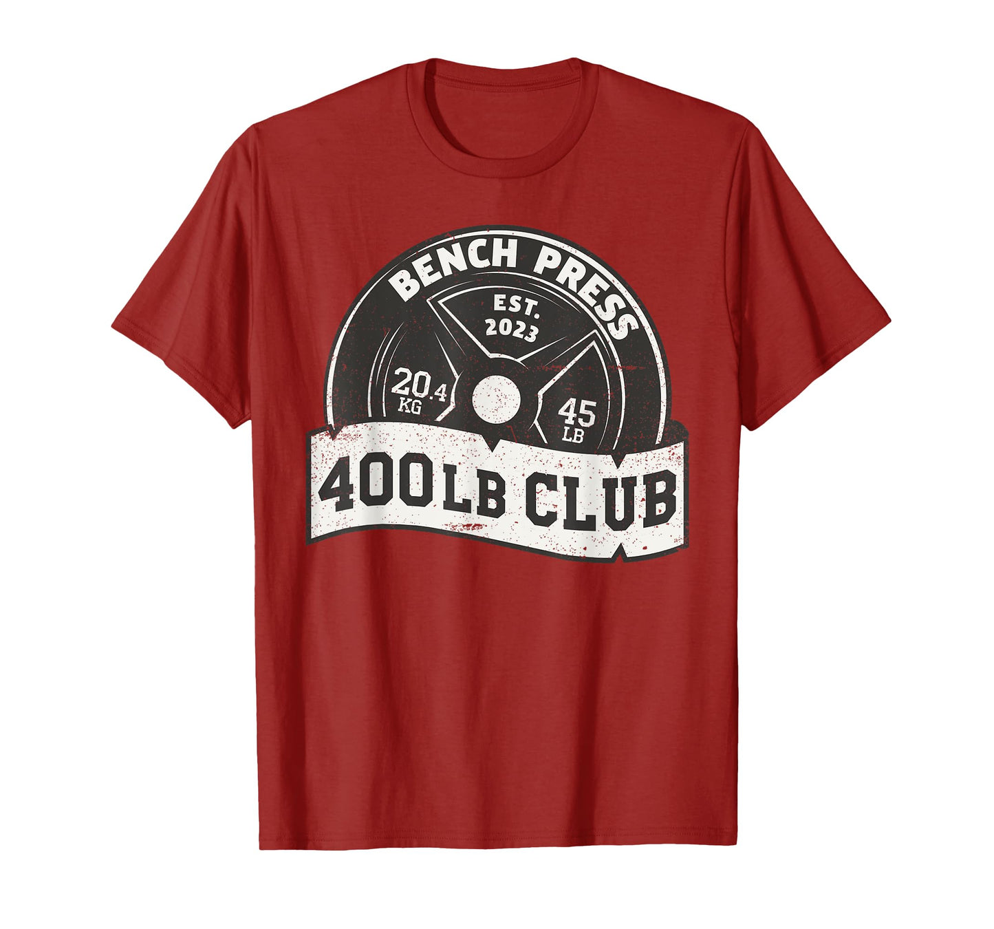 400 Lb Pound Club Bench Press Dead Lift Squat Train Women T-Shirt
