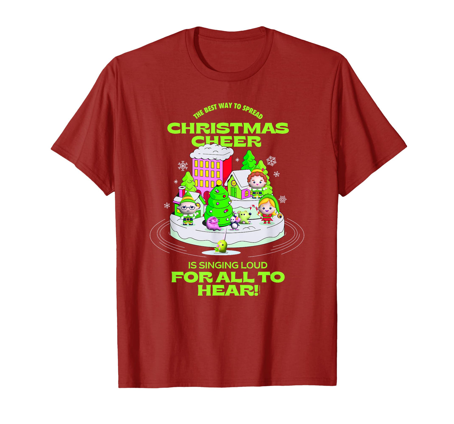 Elf Christmas The Best Way to Spread Christmas Cheer Poster T-Shirt