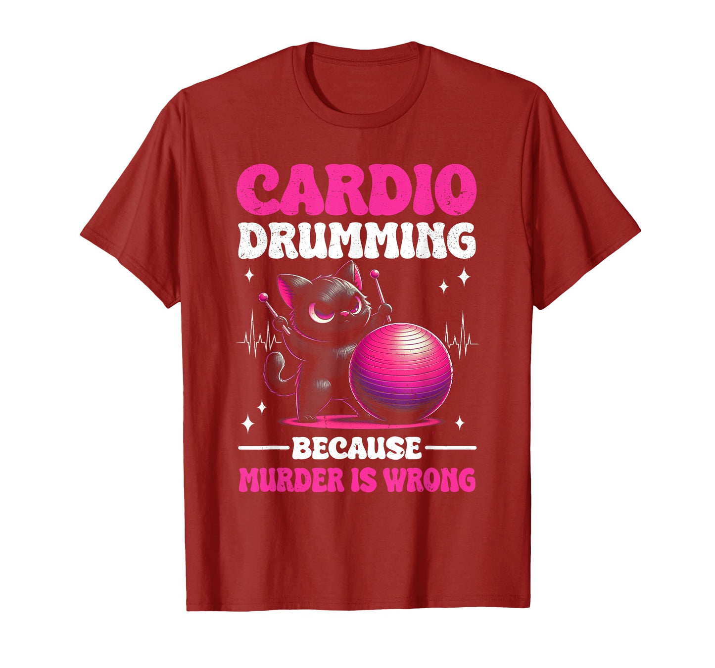 Drumming fitness Cardio drumming women T-Shirt