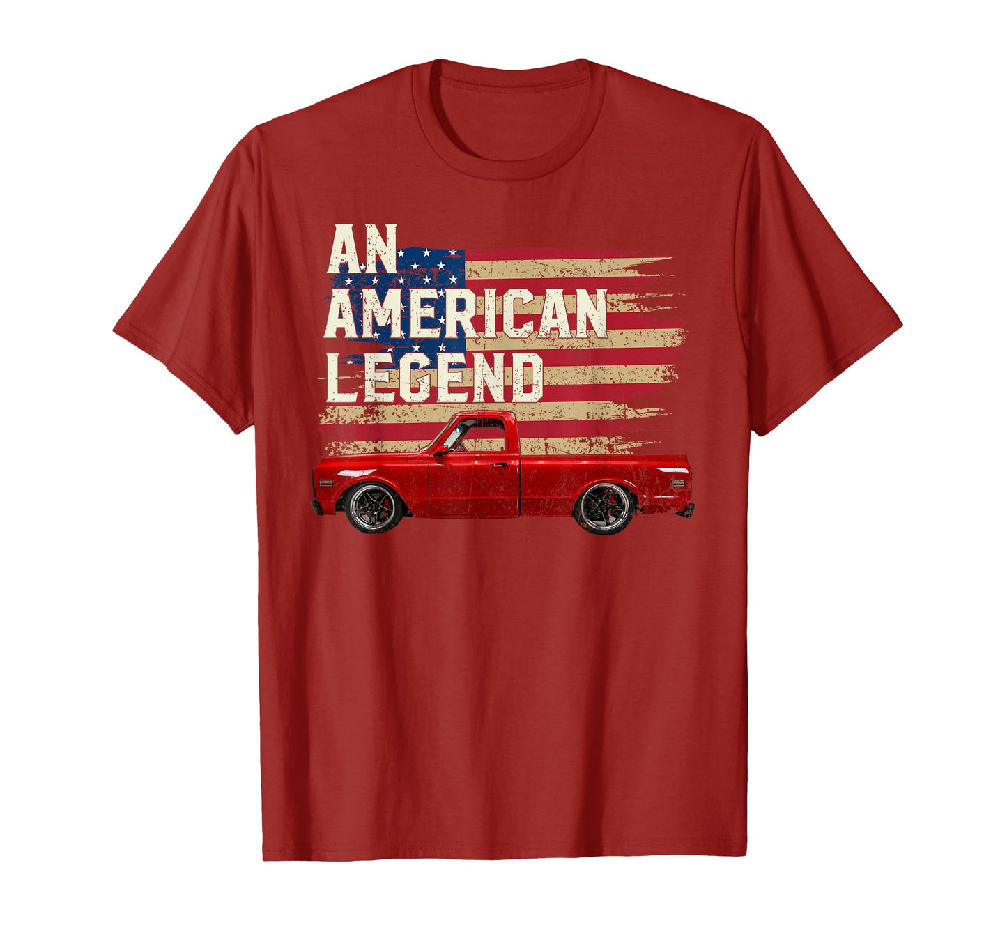 69 1969 1970 70 c10 truck American Flag Legend T-Shirt