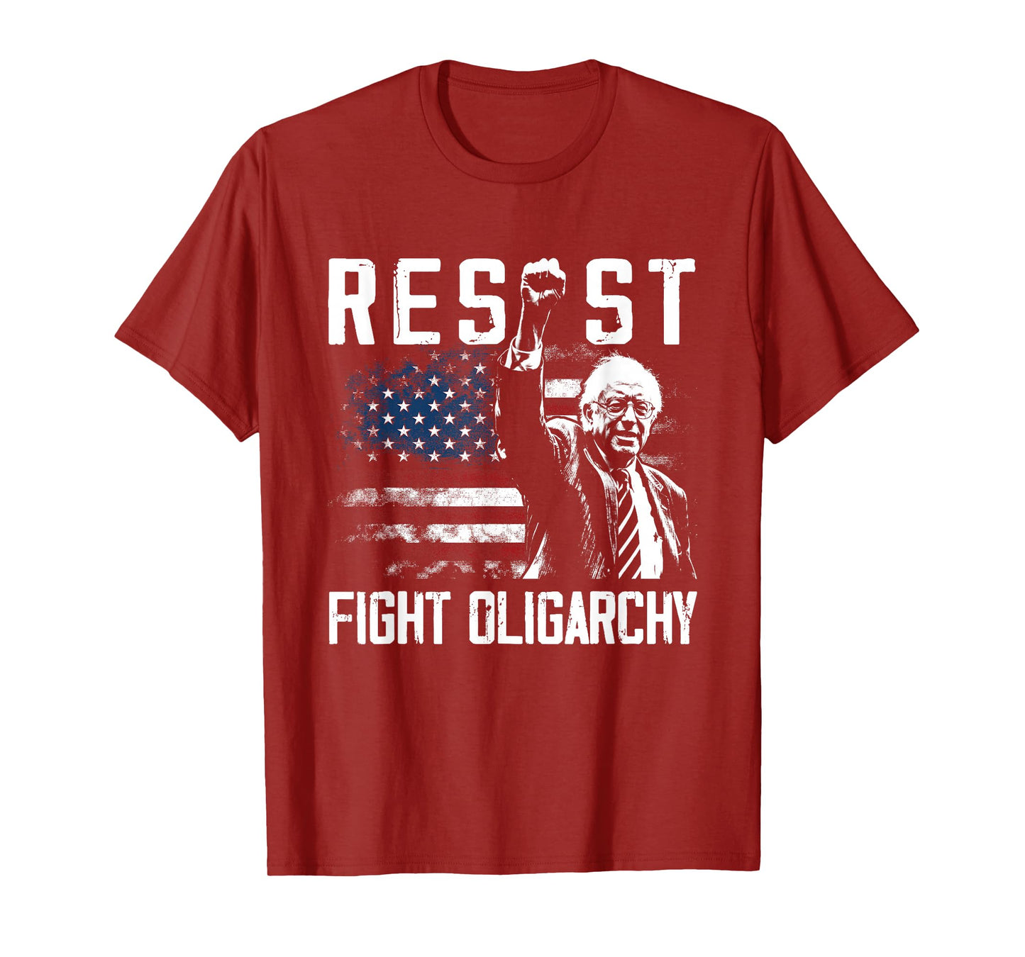 RESIST Bernie Sanders Fight Oligarchy Freedom Protest T-Shirt