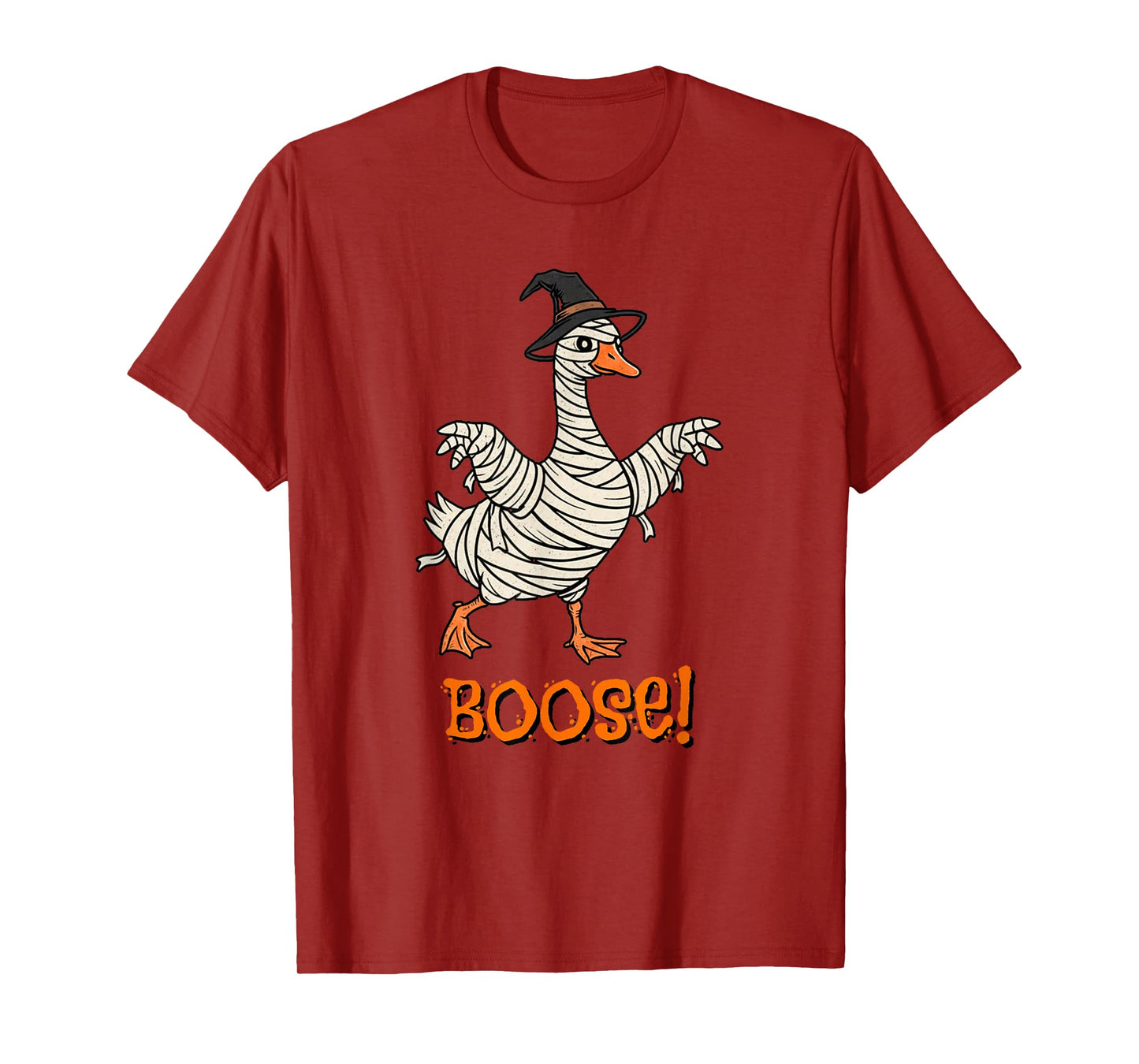 Halloween Mummy Goose Spooky Costume Funny T-Shirt