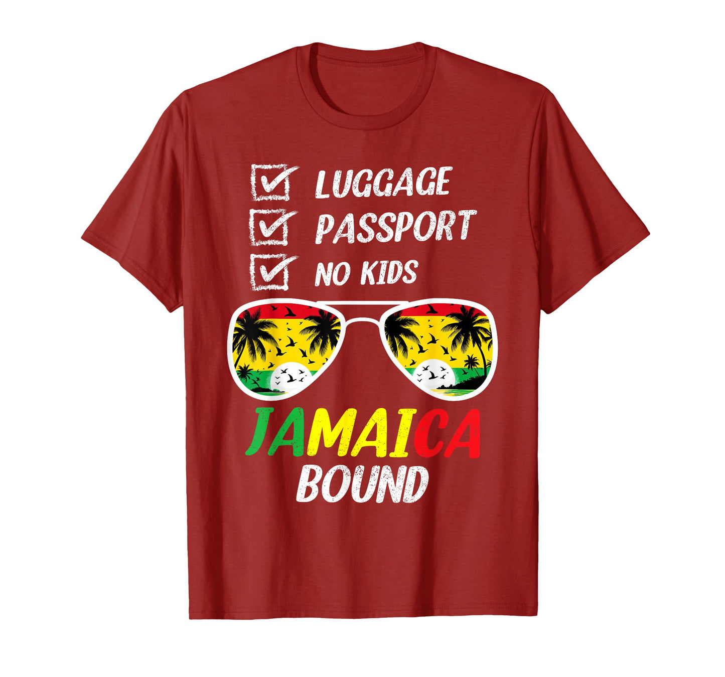 Jamaican Travel Vacation Trip Outfit To Jamaica Men Women T-Shirt
