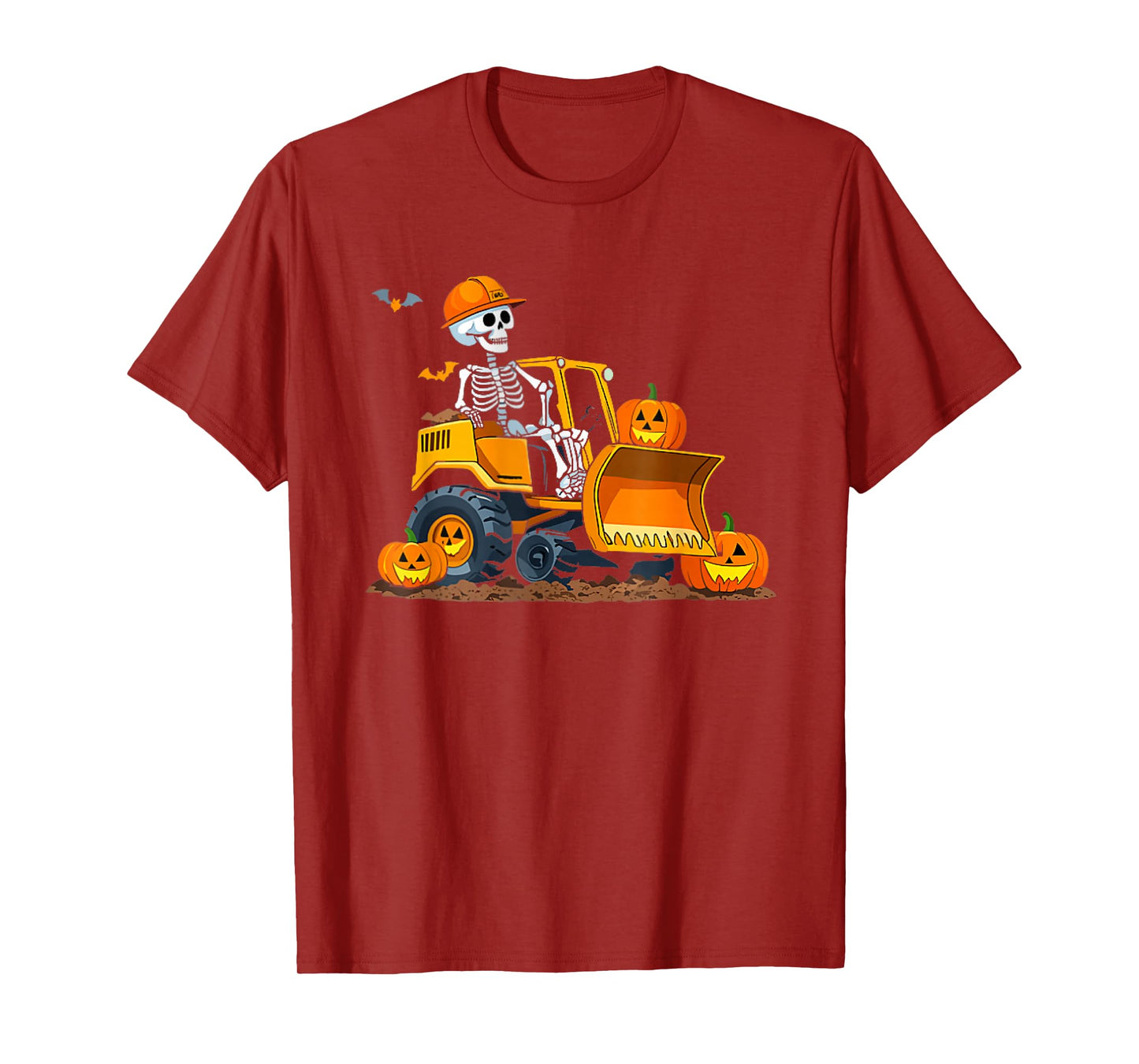 Spooky Construction Trucks Halloween Toddler Boys T-Shirt