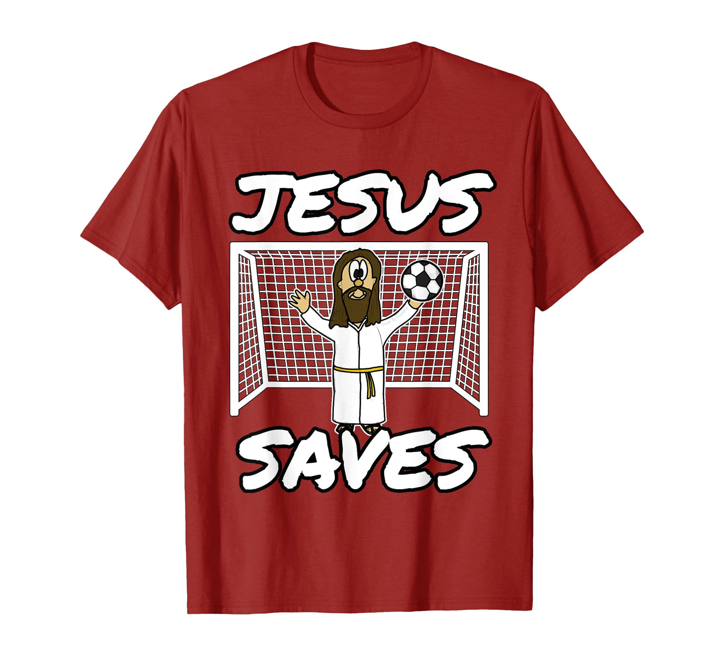 Jesus Saves Christian Football Church Soccer T-Shirt