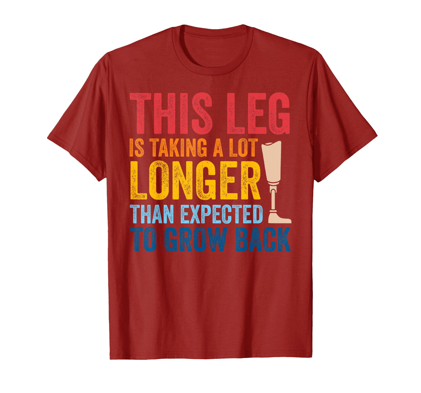 Vintage Amputee Prosthetic Leg Arm Amputation T-Shirt