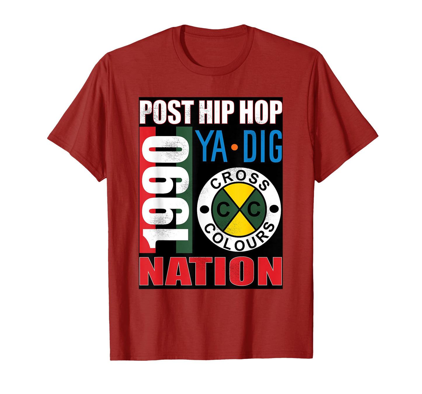 Post Hip Hop Nation | Retro Graphic 1990's Urban Vintage T-Shirt
