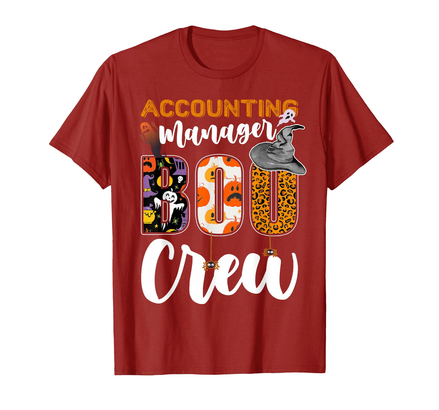 Accounting Manager Boo Crew Halloween Matching Acct MGR T-Shirt