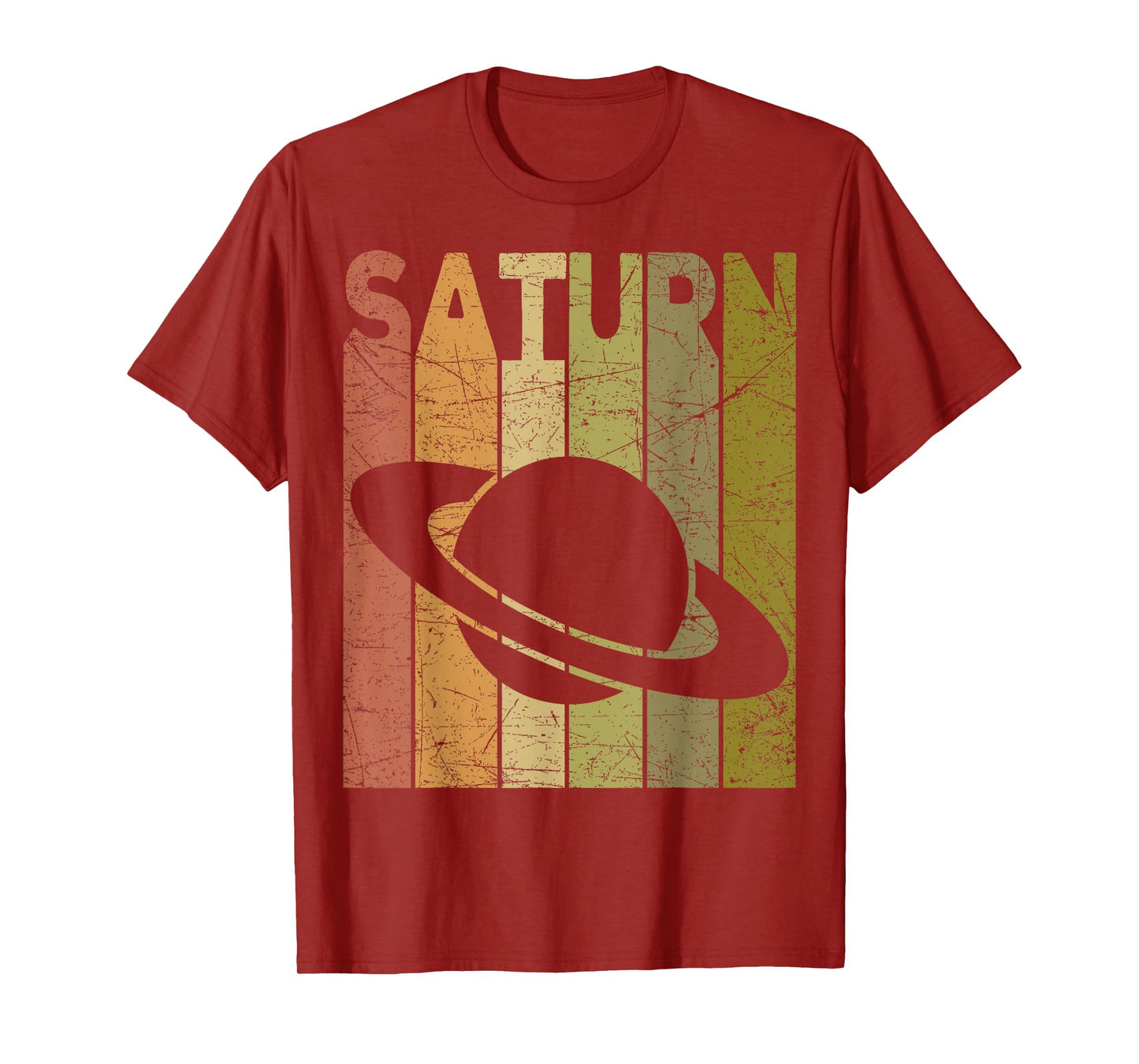 Saturn Vintage Saturn Planet Retro Space Nerd T-Shirt