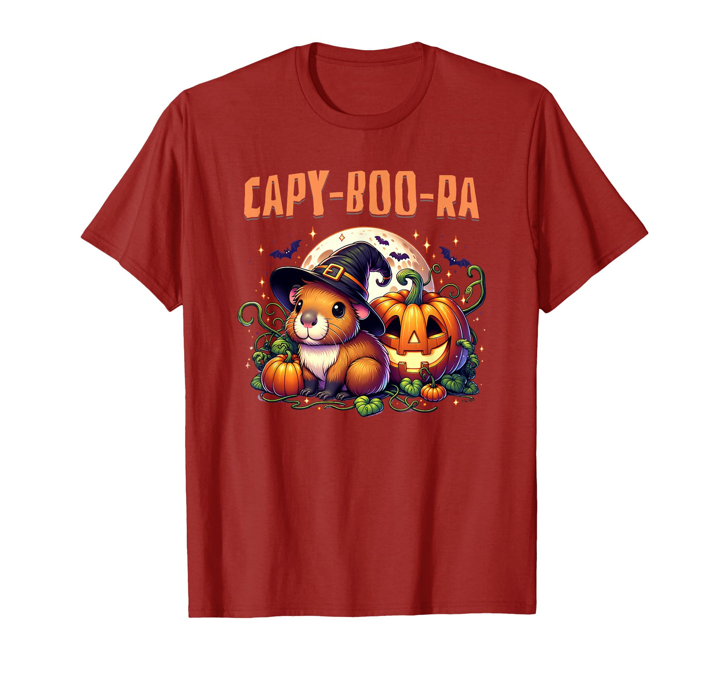Capy-Boo-Ra Capybara Witch Halloween T-Shirt