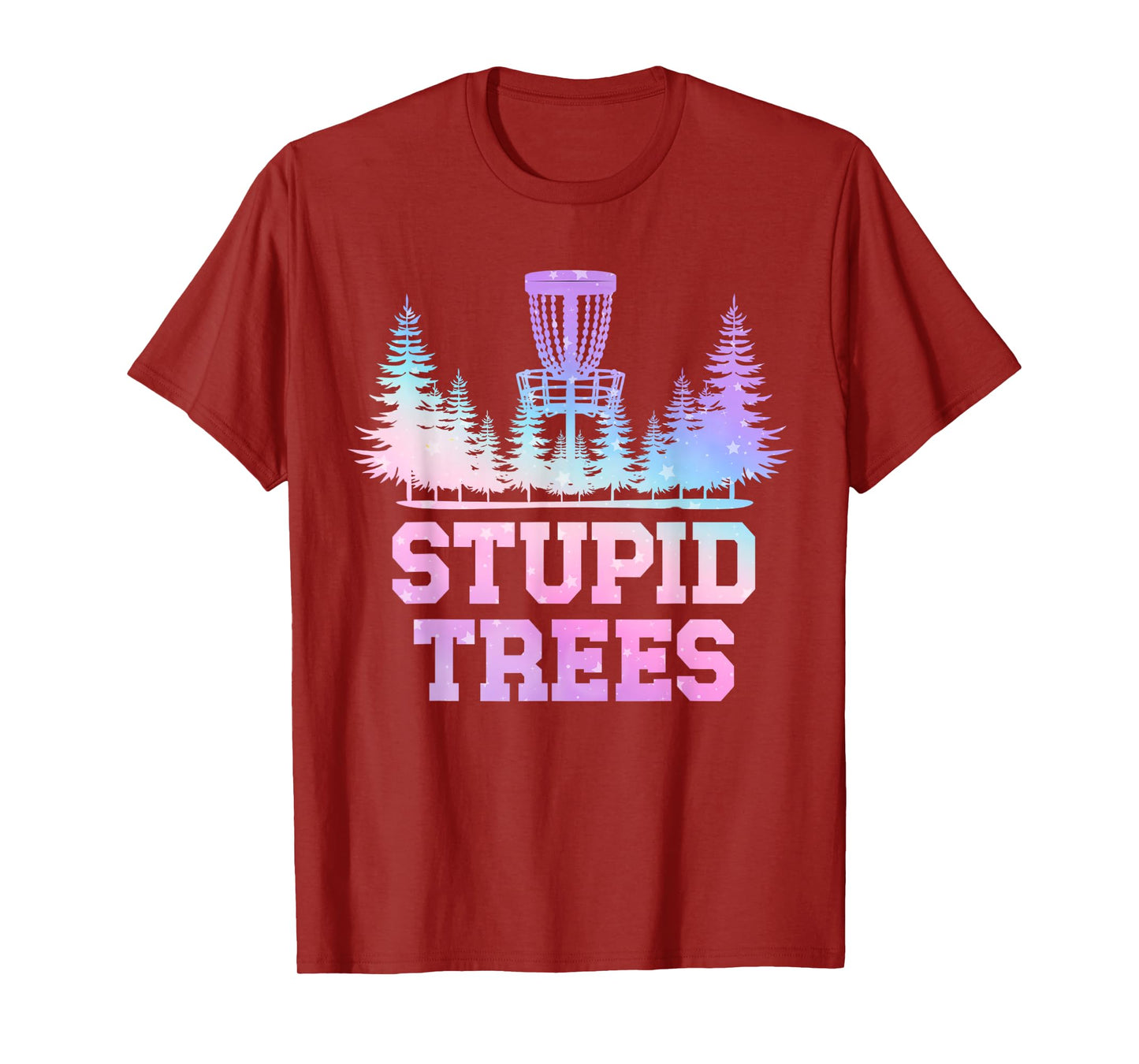 Stupid Trees Disc Golf Vintage Funny Disc Golf T-Shirt
