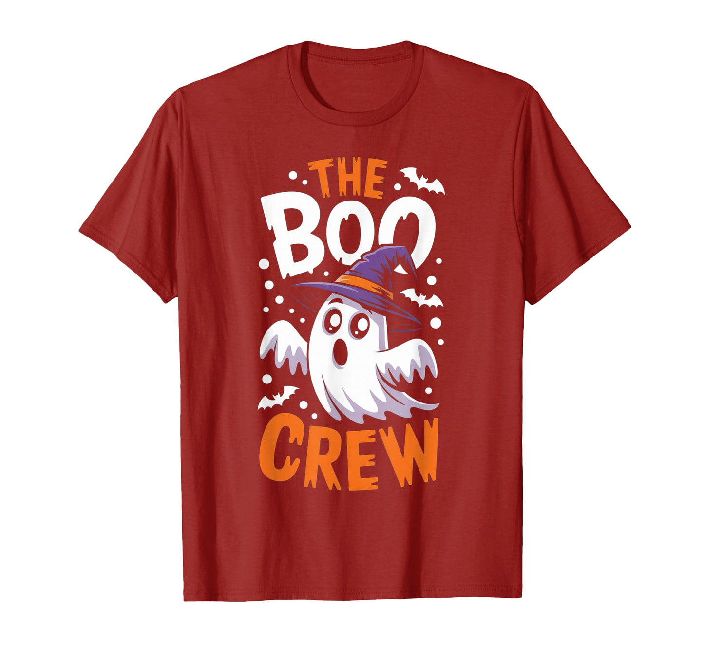 Halloween Ghost The Boo Crew Costume Matching Women Gifts T-Shirt