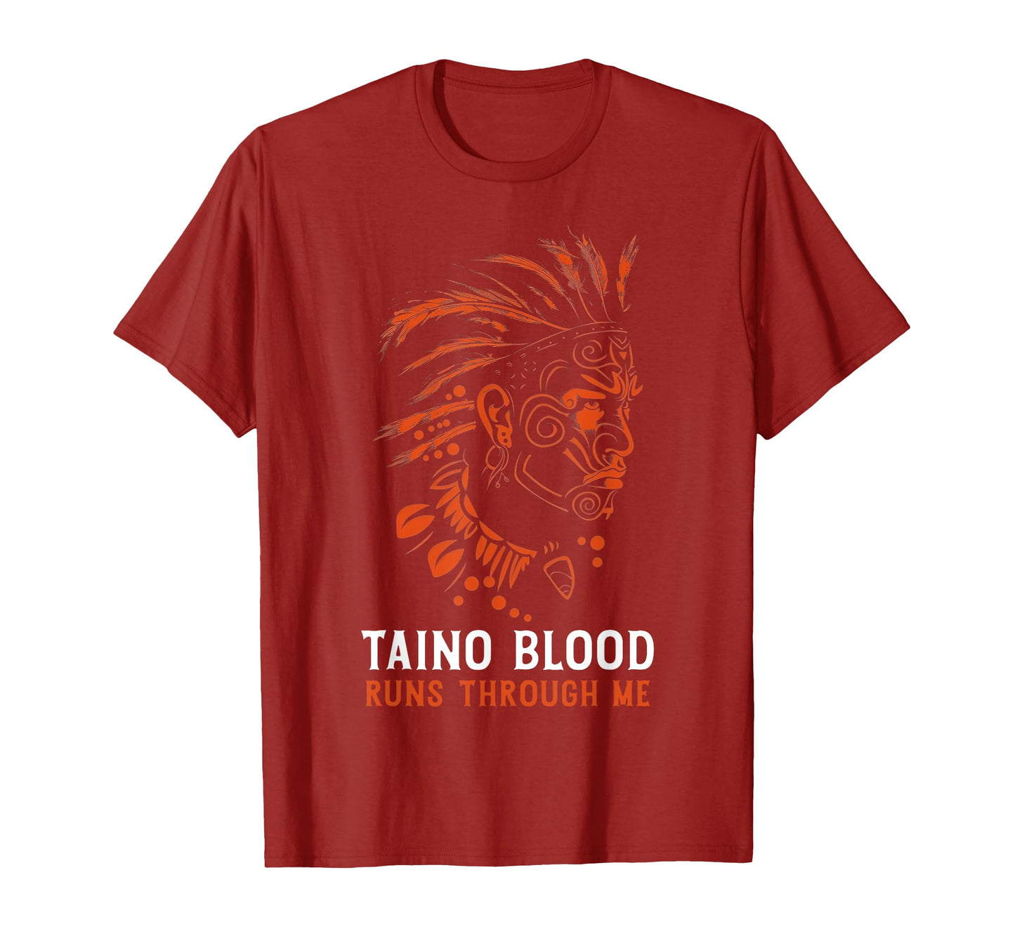 Taino Blood Runs Through Me Boricua Boriken Pride T-Shirt