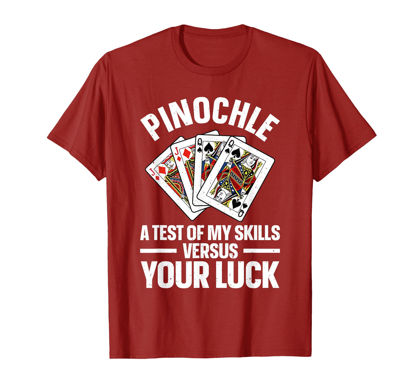 Cute Pinochle Design For Men Women Card Game Pinochle Lover T-Shirt