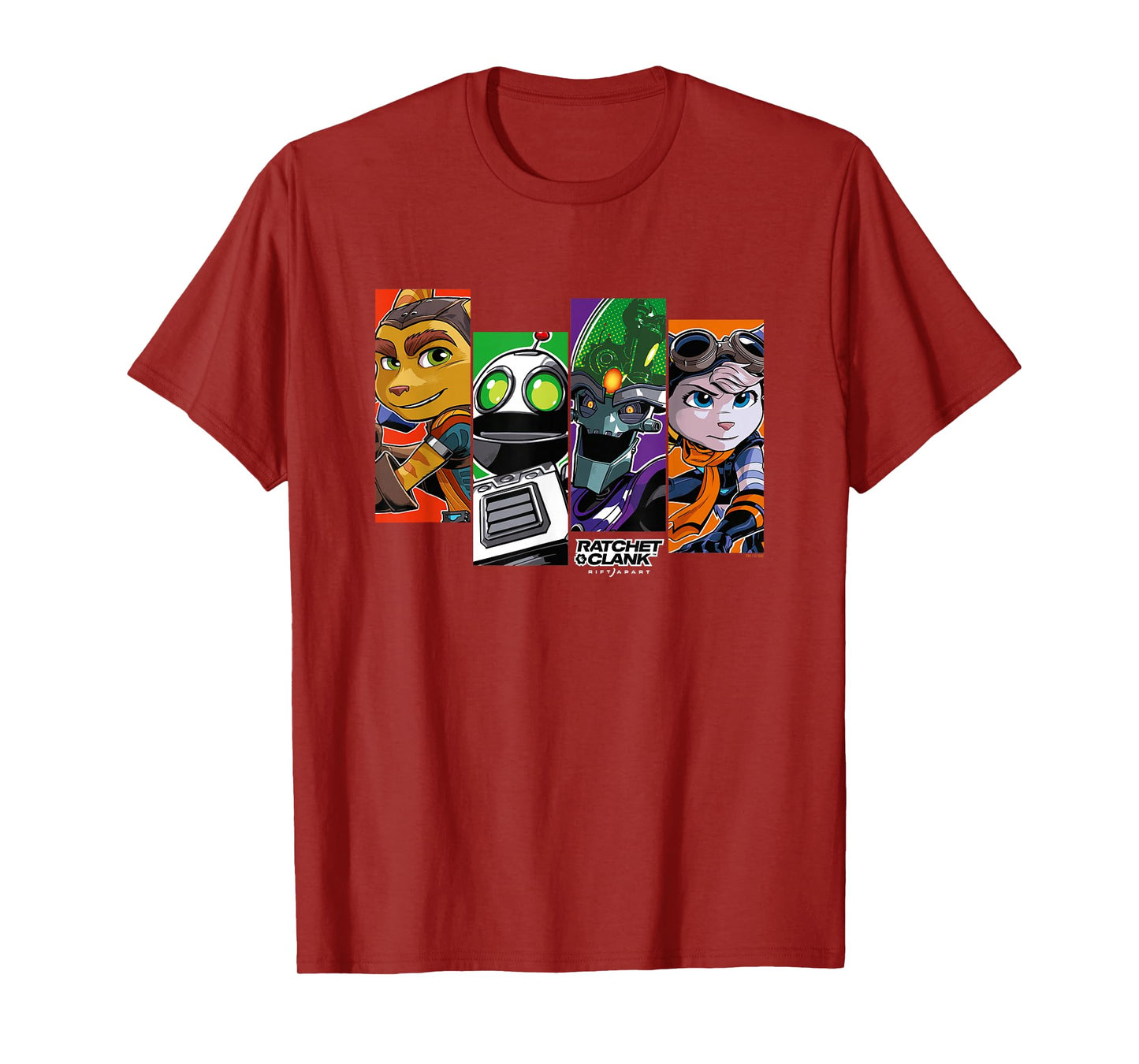 Ratchet & Clank Rift Apart Character Grid T-Shirt