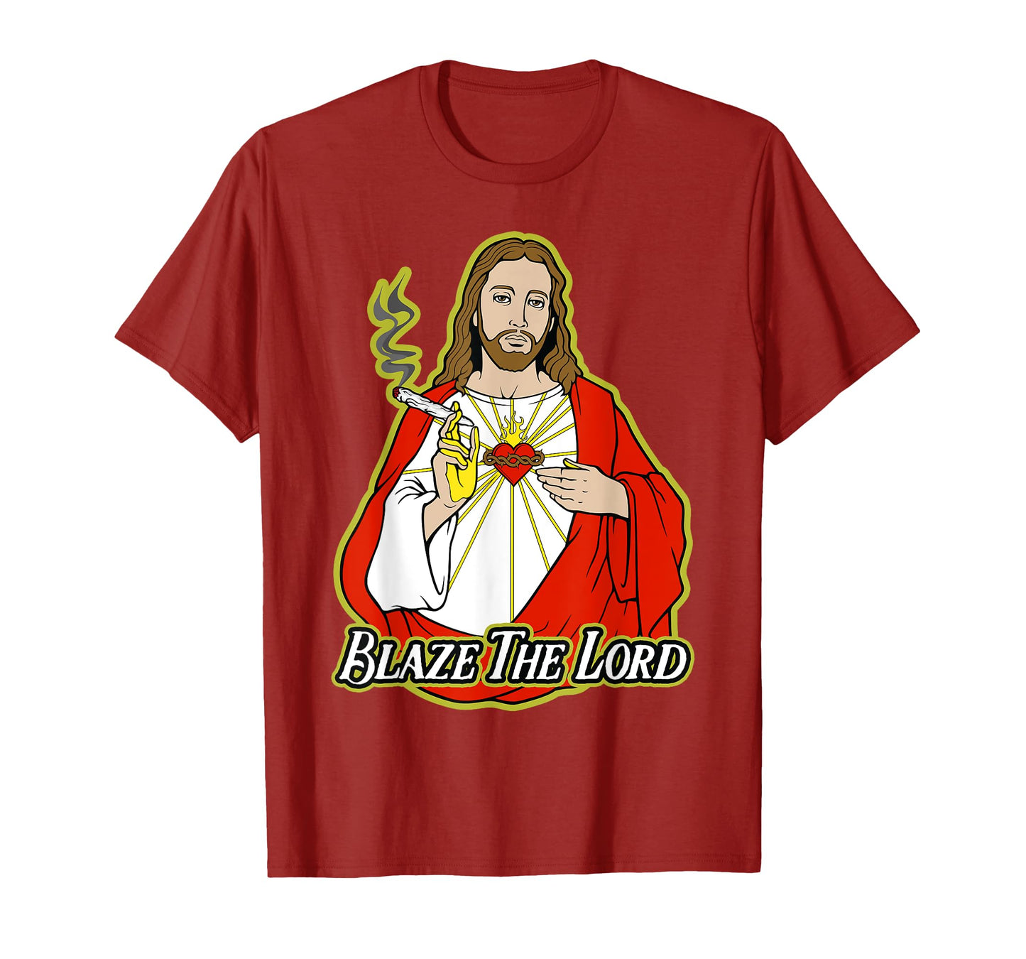 Marijuana T-Shirt Lord Jesus 420 Getting High T-Shirt