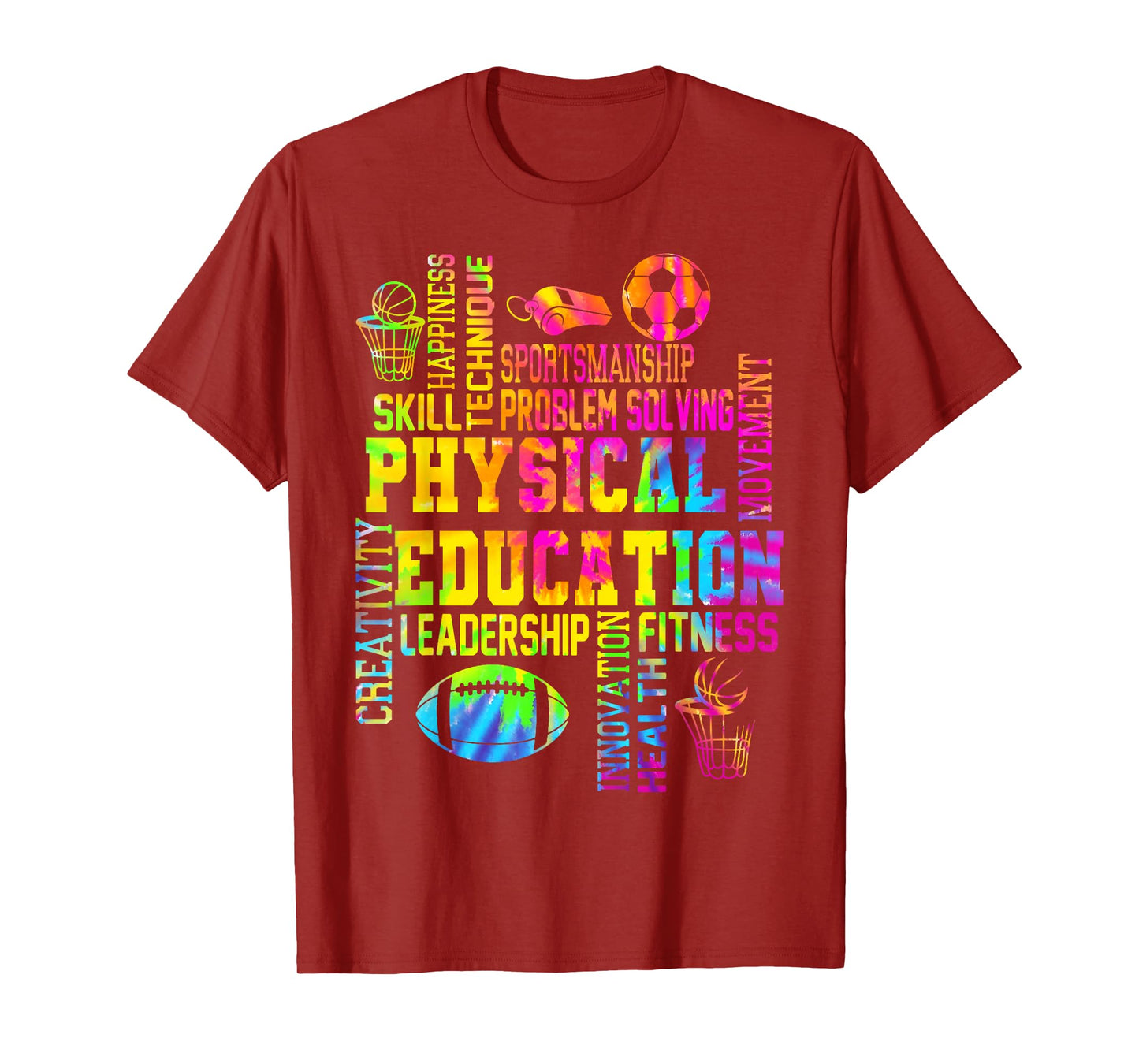 PE Teacher Team Physical Education Teacher Back To School T-Shirt for Men Women