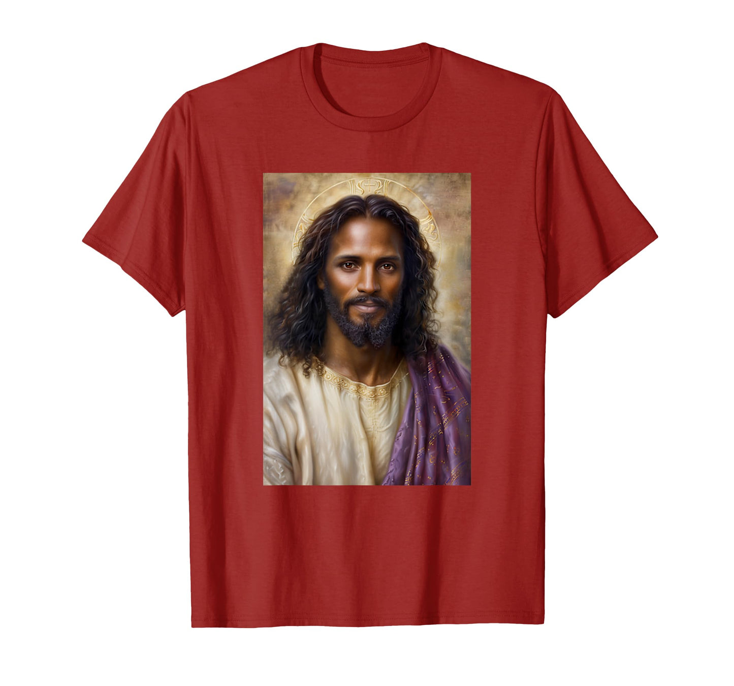 Vintage African American Black Jesus Christ Portrait God T-Shirt
