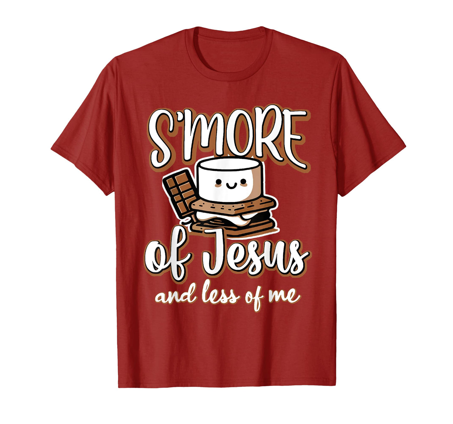 Smore Of Jesus Less Of Me Christian Camper Camping Crew Kids T-Shirt