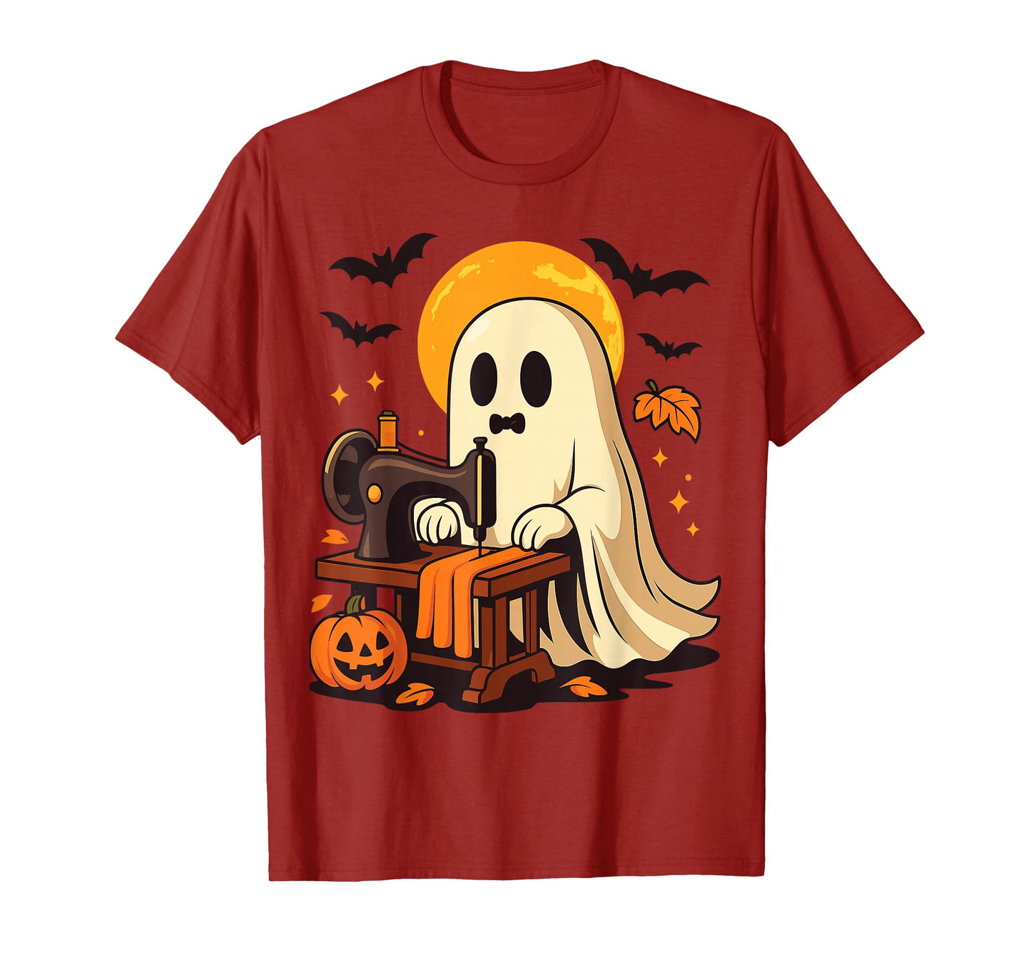 Sewing Ghost Costume Quilting Halloween Shirt T-Shirt