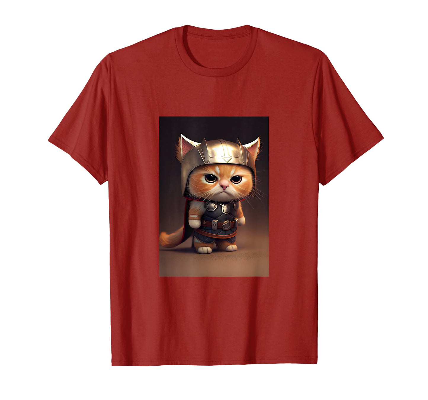 Cool Wild Super Hero Cat Outfit Illustration Graphic Designs T-Shirt
