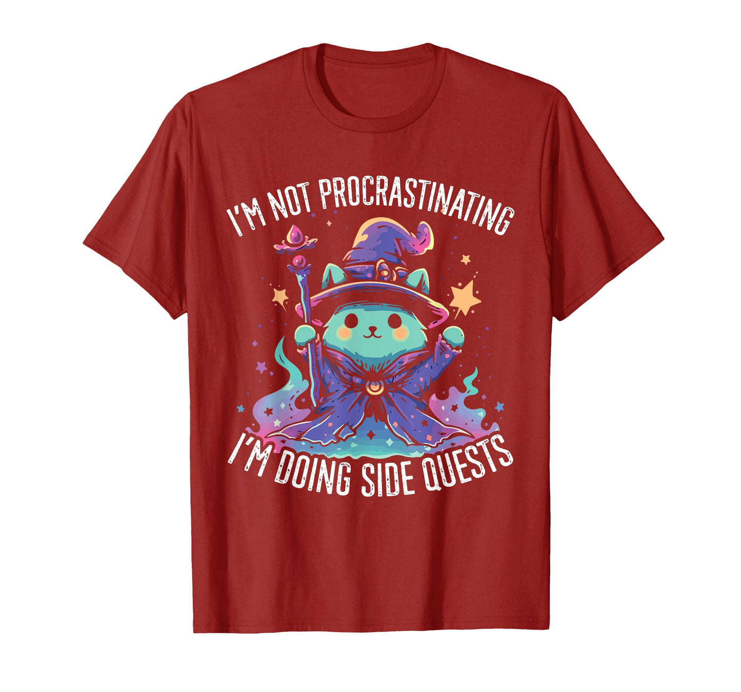 Side Quests Procrastinator MMORPG MMO RPG Video Game T-Shirt