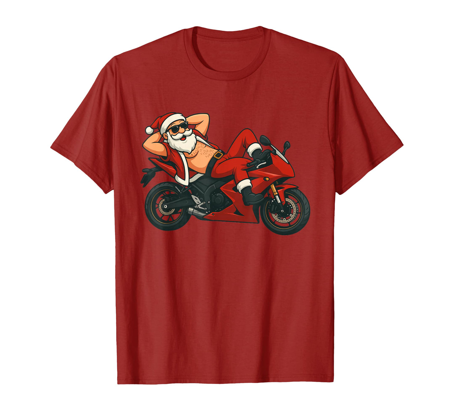 Hot Christmas Costume for Motorcycle and Bikes Lovers T-Shirt