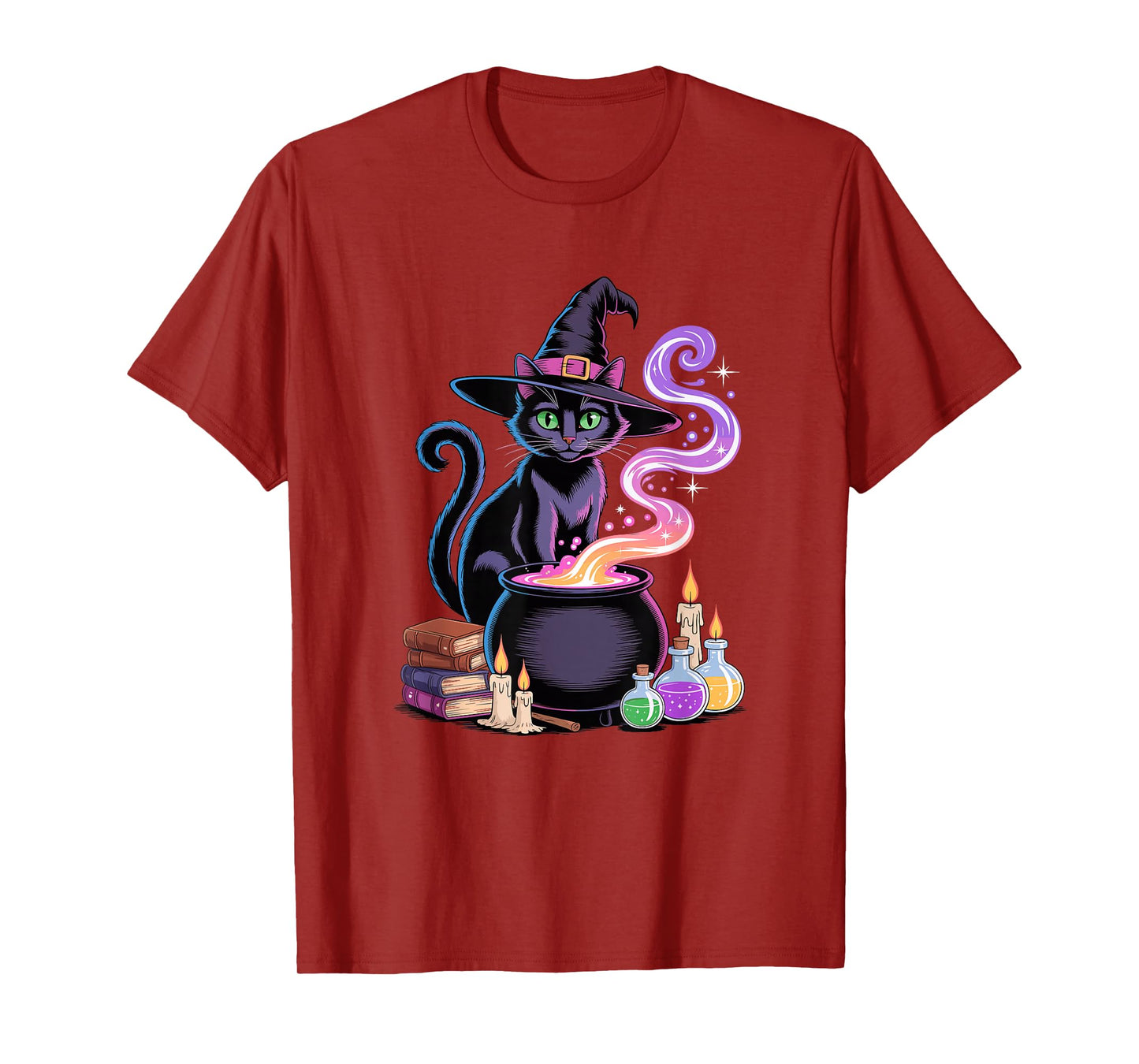 Halloween Witch Bombay Cat T-Shirt