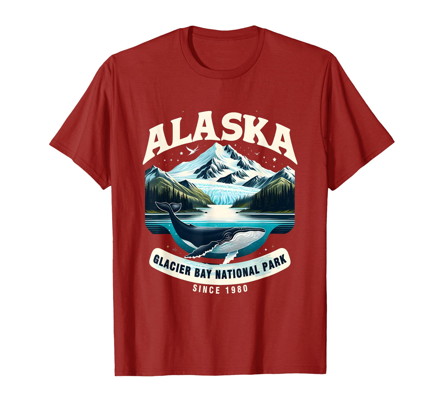 Alaska Cruise Alaska Glacier Bay National Park Sine 1980 T-Shirt